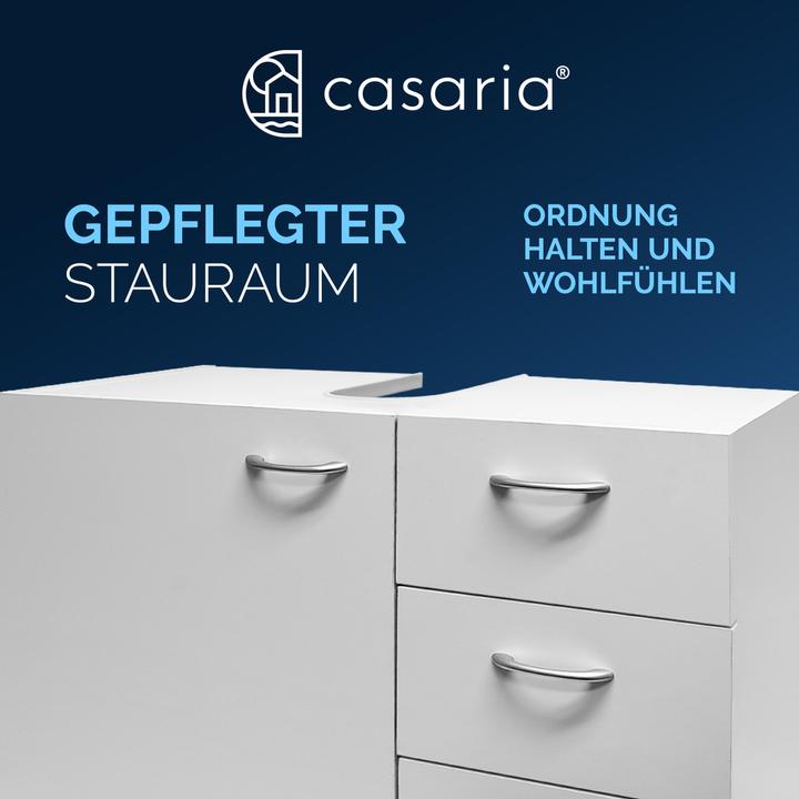 Image du produit Casaria Meuble sous-vasque (63 x 30 x 54 cm)