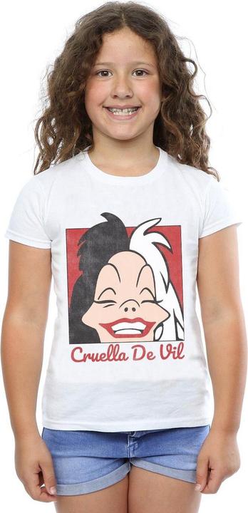 Produktbild Disney Cruella De Vil Cropped Head TShirt Mädchen (152, 158)