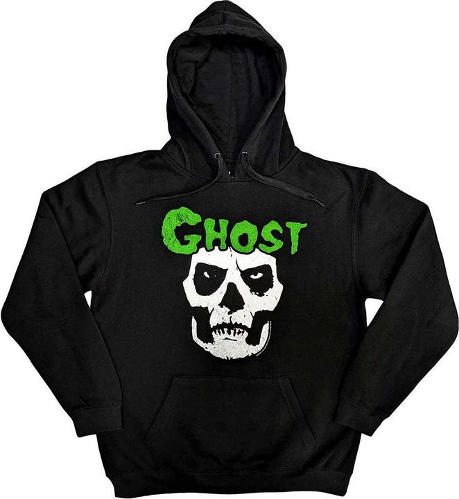 Actual product image Ghost Unisex Adult Skull Pullover Hoodie (M)