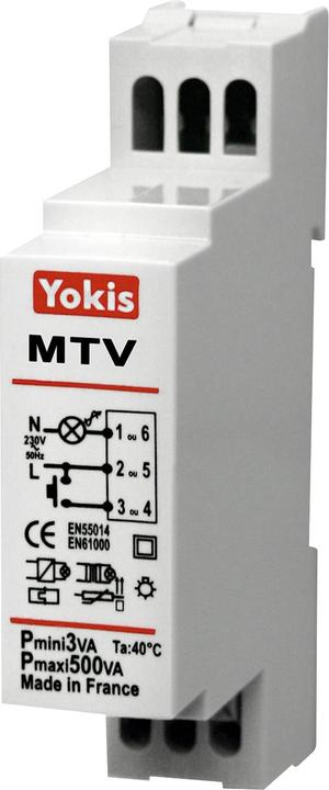 Produktbild Urmet Din-skinne elektronisk lysdaemper MTV500M med soft start/soft stop