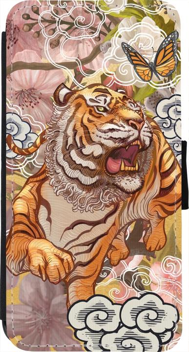 Actual product image PhoneLook Cover Wallet black Spring 23 japanese tiger (Apple iPhone 7)