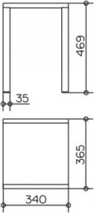 Actual product image Keuco PLAN vc/sw stool