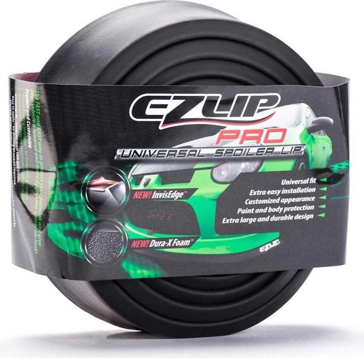 Ezlip EZ lip pro universal flexible - spoiler lip incl. mounting hardware (Black, 1x)