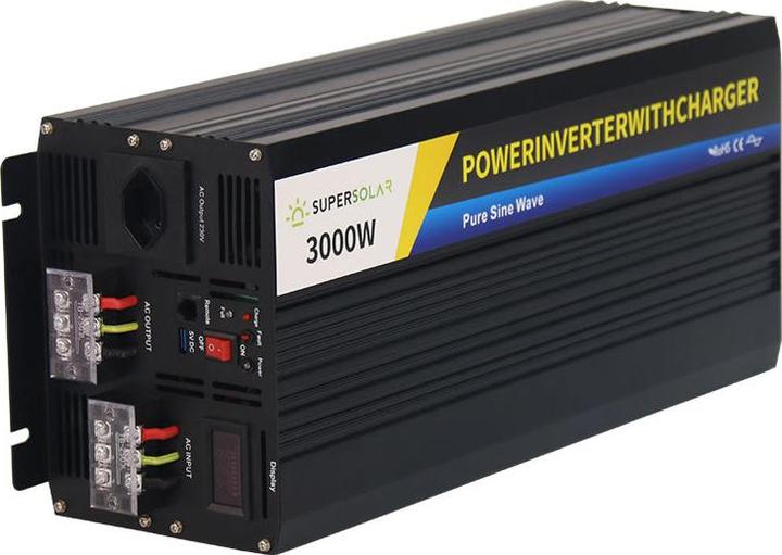 Produktbild Supersolar Sinus-Wechselrichter 3000W/12V mit Ladefunktion