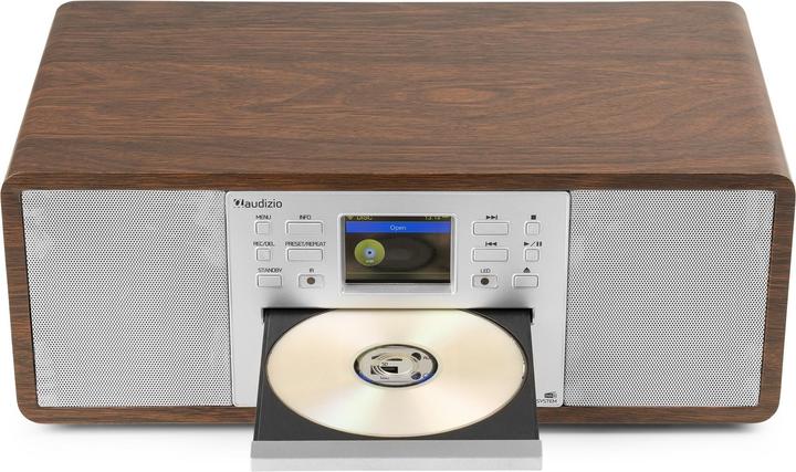 Produktbild Audizio DAB+ Radio Avola Silber, Radio Tuner: FM, DAB+ (DAB+, FM, Bluetooth, WLAN)