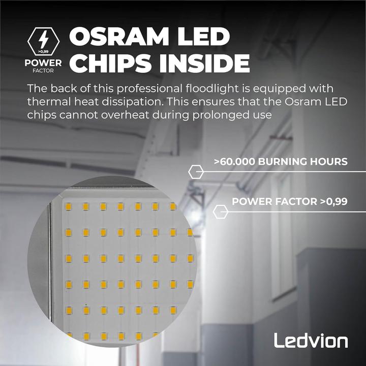 Image du produit Ledvion LED Flutlichtstrahler LV50009 (12000 lm, IP68)