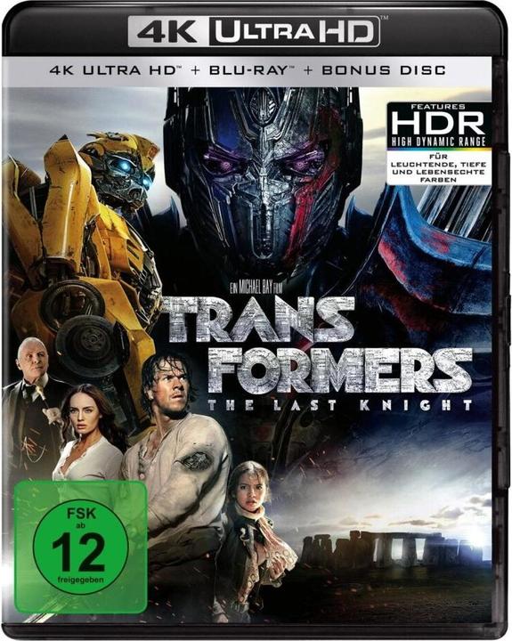 Produktbild Transformers: The Last Knight - BR + 4K (4k Blu-ray, 2017, Deutsch)