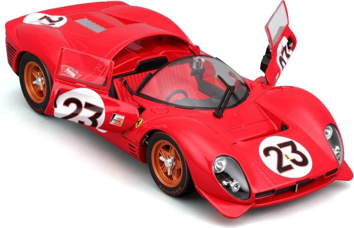 Produktbild Bburago Ferrari Racing Bausatz 330 P4 Daytona 1/24 rot