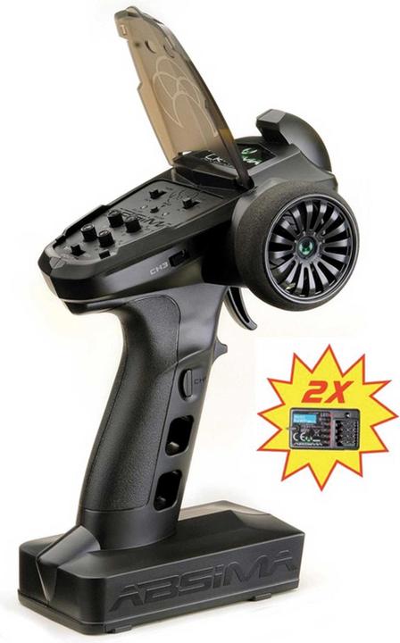 Absima Transmitter CR4S with 2x receiver