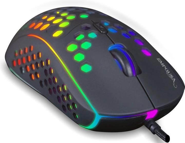 Actual product image Inca Empousa RGB Macro Buttons Professional Gaming Mouse (Cable)