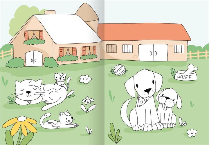 Image du produit Mon grand livre de coloriage coloré - La ferme