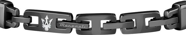 Produktbild Maserati Armband (23 cm, Edelstahl, Leder, Recycelt)