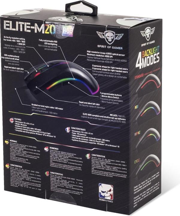Actual product image Spirit Of Gamer Elite M20 (Wireless)