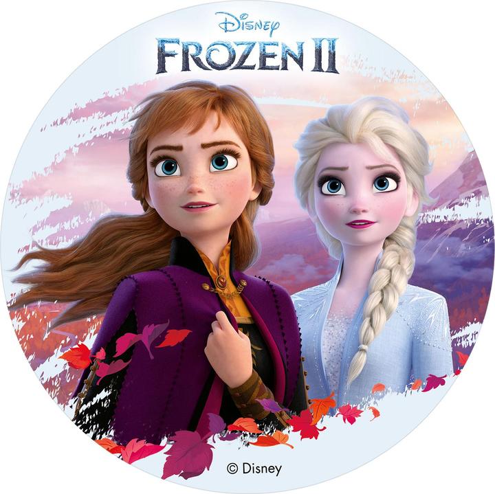 Actual product image Dekora Edible disc 20cm without sugar - Snow Queen 2 (1 x)