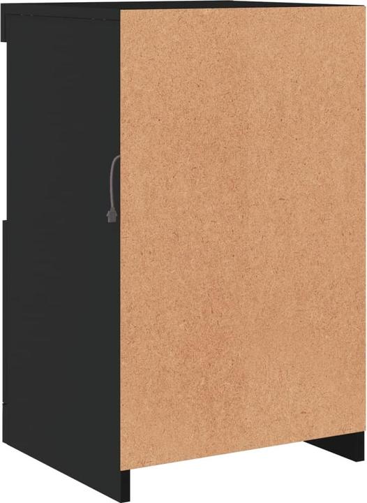 Image du produit VidaXL Armoire d'appoint avec lampes LED Noir (41 x 37 x 67 cm)