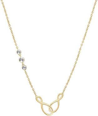 Produktbild Brosway Stylish Gold Plated Infinity Ribbon Necklace BBN10