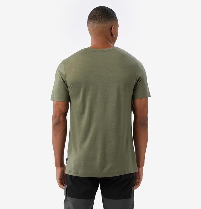Image du produit Simond T-shirt manches courtes 100 % laine mérinos homme, Merino 100% kaki (XXL)