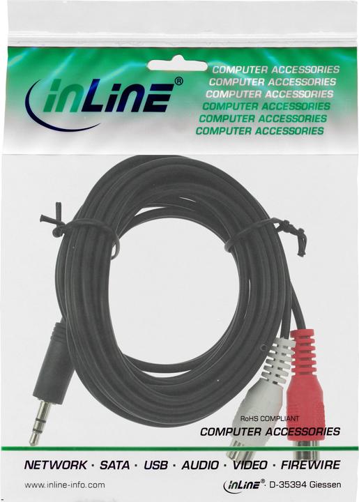 Immagine prodotto Snooper Adattatore jack inverso da 3,5 mm a presa cinch S7/S8/DB85 (2 m, Cinch, Connettore da 3,5 mm (AUX))