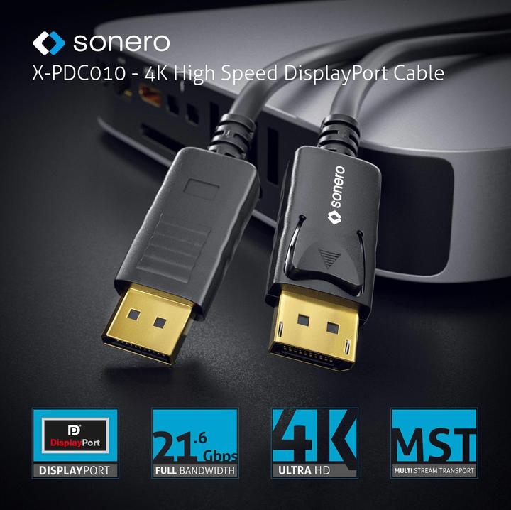 Produktbild Sonero DP – DP (1 m, DisplayPort)