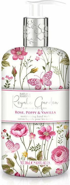 Produktbild Baylis & Harding Royale Garden Rose Poppy & Vanilla Hand Wash 500ml (Flüssigseife, 500 ml)