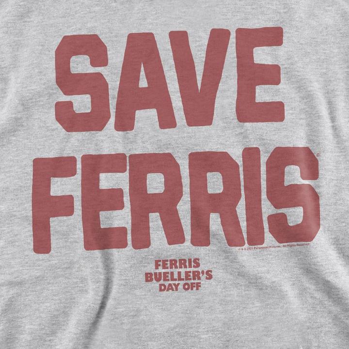 Immagine prodotto Ferris Bueller´s Day Off Ferris Bueller's Day Off Save Ferris Felpa Adulto Unisex (L)