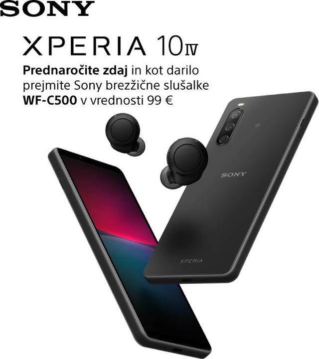 Actual product image Sony Xperia 10 IV (128 GB, White, 6", SIM + eSIM, 12 Mpx, 5G)