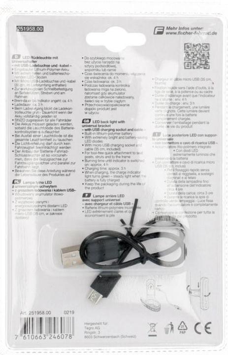 Produktbild Fischer LED Rückleuchte (60 lm)