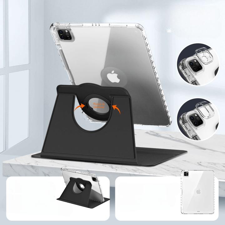 Image du produit Cover-Discount iPad Pro 13 2024 - Étui pivotant 2en1 avec dos + couvercle (iPad Pro 13 2024 (M4))