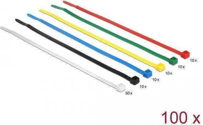 Immagine prodotto Delock Fascetta (Fascette in plastica, 200 mm, 100 pz.)