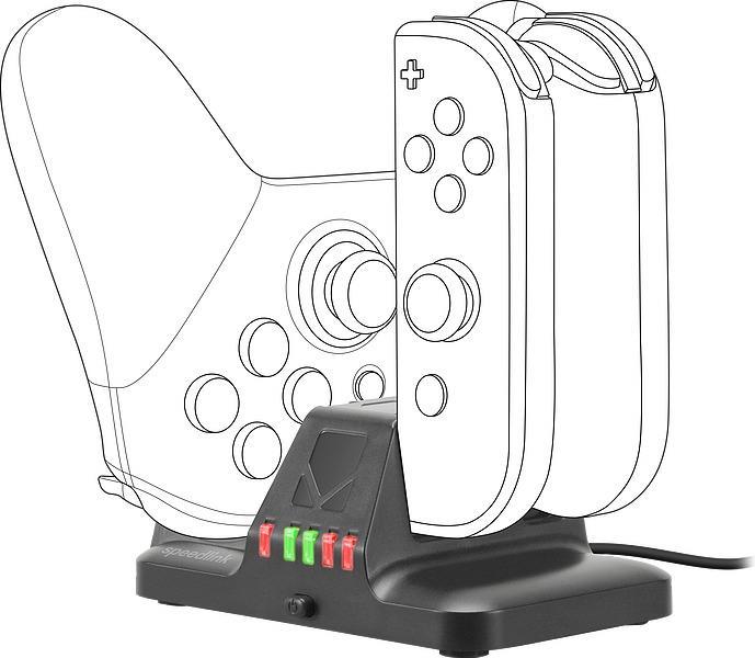 Image du produit Speedlink Multichargeur quadruple (Switch)