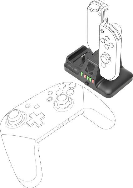 Image du produit Speedlink Multichargeur quadruple (Switch)