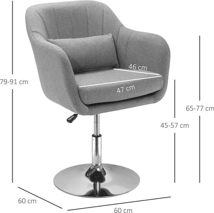 Produktbild Homcom Bürostuhl im schlichten Design
