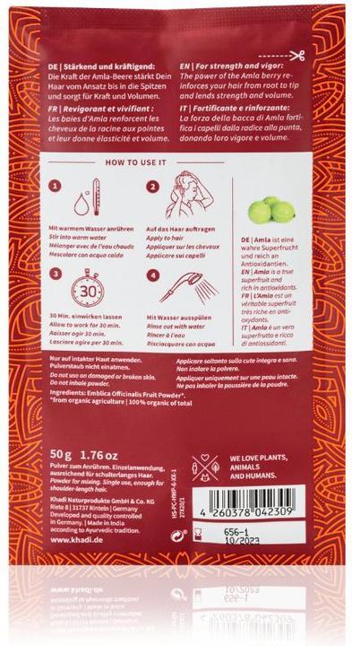 Produktbild Khadi Haarmaske The Power Of Amla 50 g (52 ml)