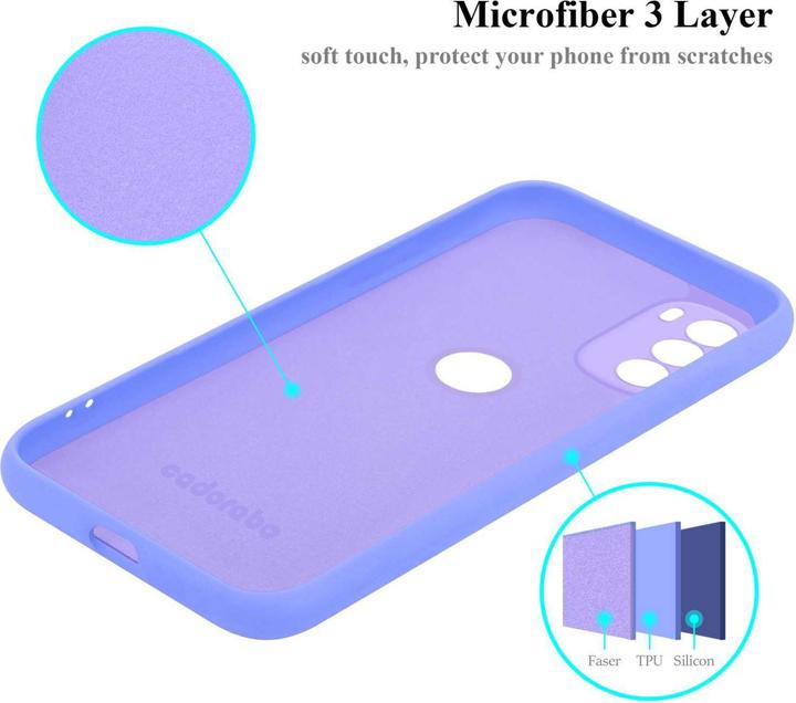 Actual product image Cadorabo Bumper Case for Motorola MOTO G31 / G41 TPU Liquid Silicone Cover for Motorola MOTO G31 / G41 (Motorola Moto G41, Motorola Moto G31)