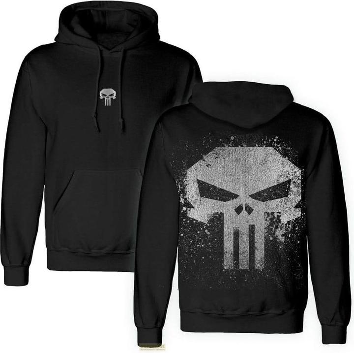 Immagine prodotto Heroes Inc Punisher Kapuzenpullover Skull With Metallic Ink Grösse M (M)