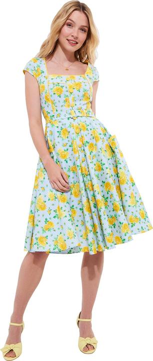 Image du produit Joe Browns Belted Floral Knee Dress (40)