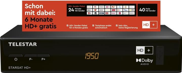 Produktbild Telestar Starsat HD+ (0.00 GB, DVB-S, DVB-S2)