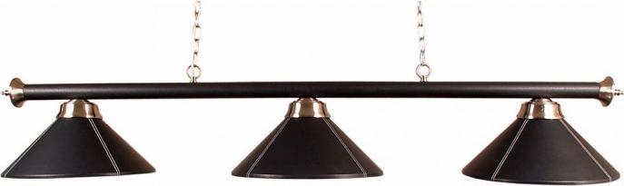 Produktbild Billiardstore Billardlampe London Deluxe 3 x Kunstleder schwarz