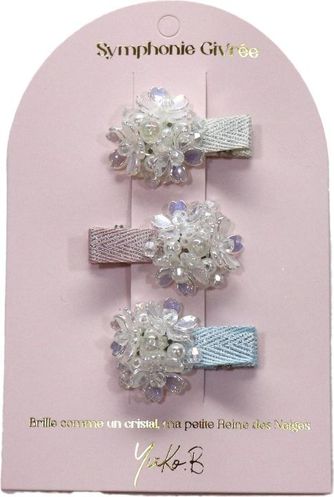 Image du produit Yuko.B Barrettes cheveux 3 pcs. Givrée (3 pcs)
