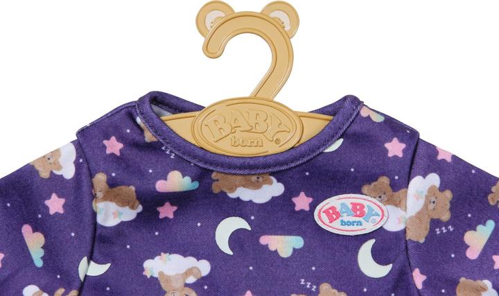 Actual product image Zapf Creation BABY born Teddy pyjamas Glow in the Dark