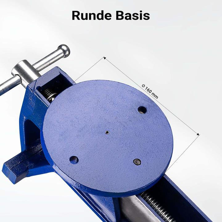 Image du produit Wiltec Étau 125mm Mâchoires Étau parallèle Étau de table (125 mm)