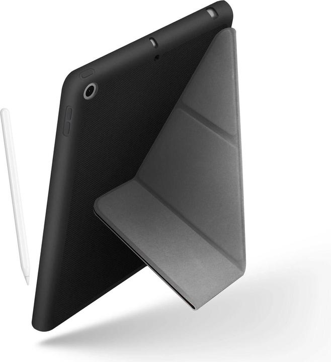 Produktbild Uniq Tablethülle etui Transforma Rigor iPad 10.2" (2019) schwarz/ebenholzschwarz (iPad Pro 10.5)