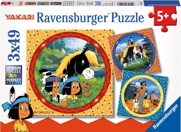 Actual product image Ravensburger Yakari, brave Indian (49 pieces)
