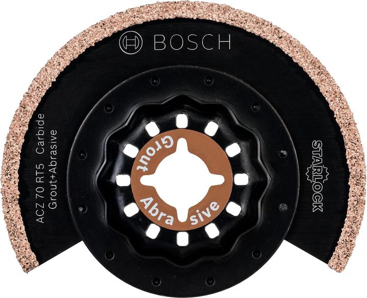 Immagine prodotto Bosch Professional Zubehör Lama a segmenti Starlock Carbide-RIFF a taglio stretto ACZ 70 RT5, 70 mm