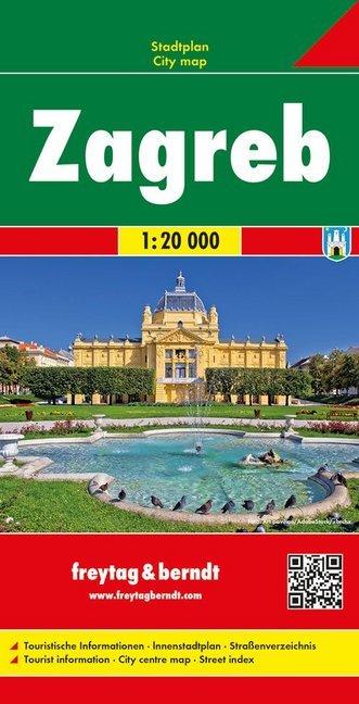 Image du produit Zagreb, plan de la ville 1:20.000 20000