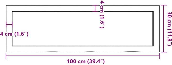 Immagine prodotto VidaXL Emerald (100 x 4 x 30 cm)