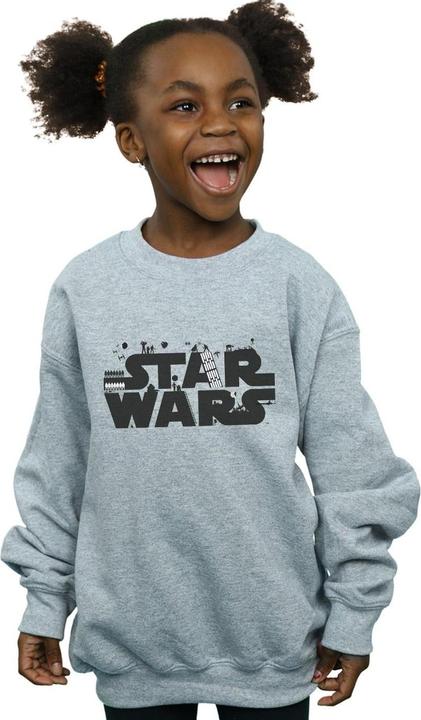 Produktbild Star Wars Minimalist Logo Sweatshirt Mädchen (152, 158)