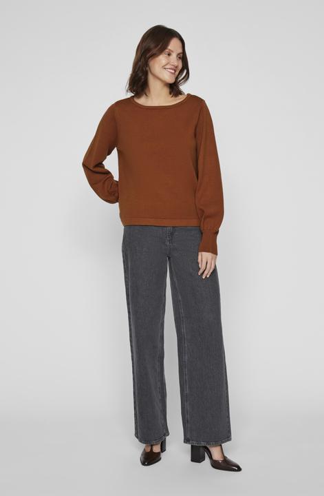 Actual product image Vila U-boat neck knitted jumper (XL)