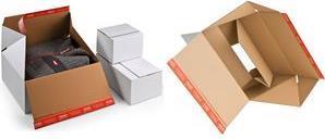 Produktbild Colompac Versandkarton Premium Innenmasse: 38,9 x 16 x 32,4 cm (B x H x Werkstoff: Wellpappe (39.5 x 16.5 x 33 cm, 10 x)