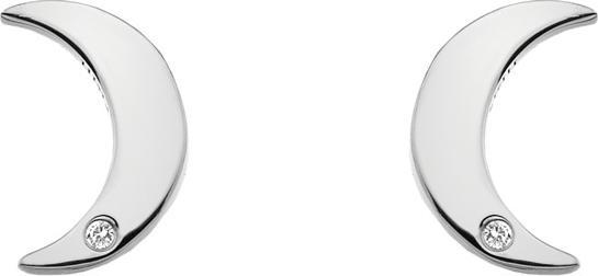 Hot Diamonds Amuleto di diamanti Mezza Luna Orecchini (Argento 925)